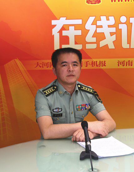省军区政治部副主任李小平大校谈河南省第六届优秀复转军人年度人物